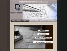 Tablet Screenshot of nadzory-budowlane.com